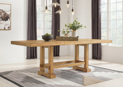 J&M Furniture - Ashley Furniture - Havonplane Counter Height Dining Extension Table - RECT DRM Counter EXT Table / Brown - D773-32