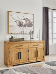 J&M Furniture - Ashley Furniture - Havonplane Dining Server - Dining Room Server / Brown - D773-60