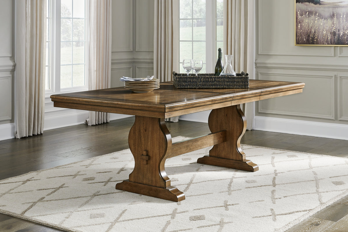 J&M Furniture - Ashley Furniture - Sturlayne Dining Extension Table - RECT Dining Room EXT Table / Brown - D787-35