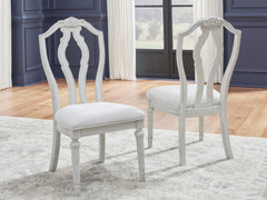 J&M Furniture - Ashley Furniture - Montelaine Dining Chair (Set of 2) - Dining Chair (Set of 2) / Antique White - D795-01X2