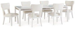 J&M Furniture - Ashley Furniture - Chalanna Dining Table and 6 Chairs - Dining Table and 6 Chairs - D822D2