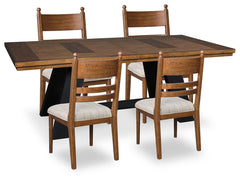 J&M Furniture - Ashley Furniture - Greddinton Extension Dining Table and 4 Chairs - Extension Dining Table and 4 Chairs - PCD824D7