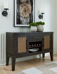 J&M Furniture - Ashley Furniture - Galliden Dining Server - Dining Room Server / Black - D841-60