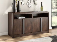 J&M Furniture - Ashley Furniture - Dilenno Dining Server - Dining Room Server / Dark Brown - PCD857-60