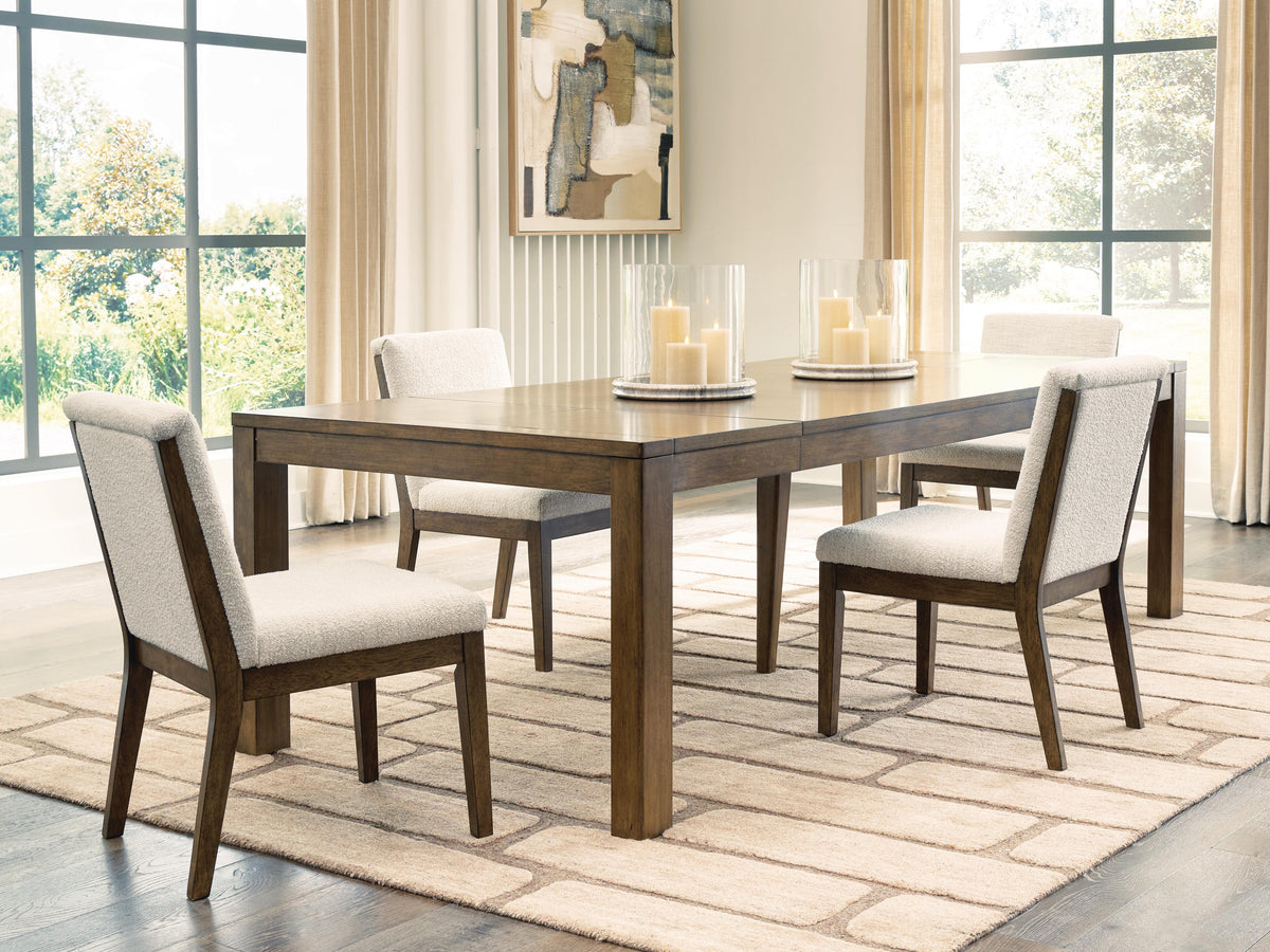 J&M Furniture - Ashley Furniture - Marxmore Extension Dining Table and 4 Chairs - Extension Dining Table and 4 Chairs - D863D1