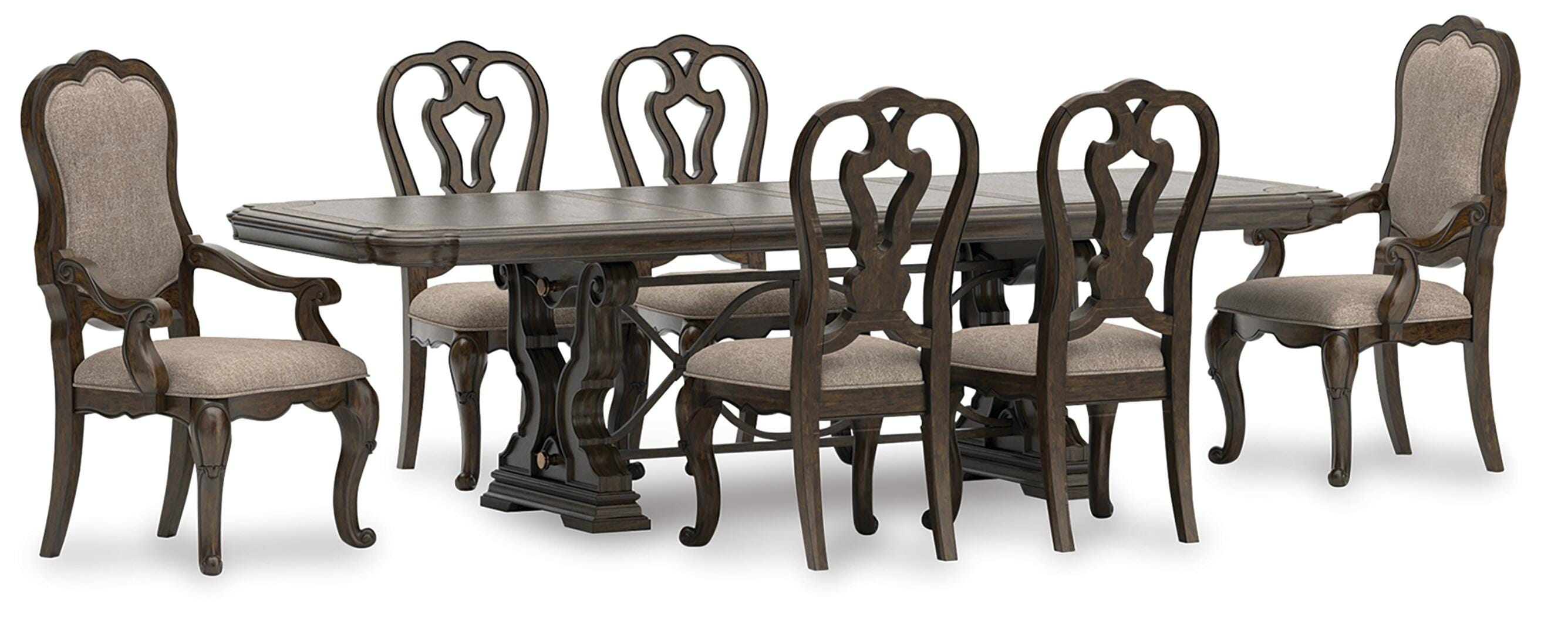 J&M Furniture - Ashley Furniture - Maylee Dining Table and 6 Chairs - Dining Table and 6 Chairs - D947D3
