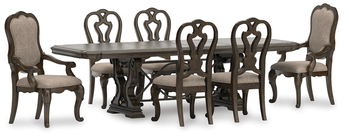 J&M Furniture - Ashley Furniture - Maylee Dining Table and 6 Chairs - Dining Table and 6 Chairs - D947D3
