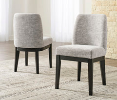 J&M Furniture - Ashley Furniture - Burkhaus Dining Chair (Set of 2) - Dining Chair (Set of 2) / Dark Brown - D984-01X2