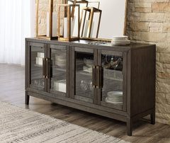 J&M Furniture - Ashley Furniture - Burkhaus Dining Server - Dining Room Server / Dark Brown - D984-60