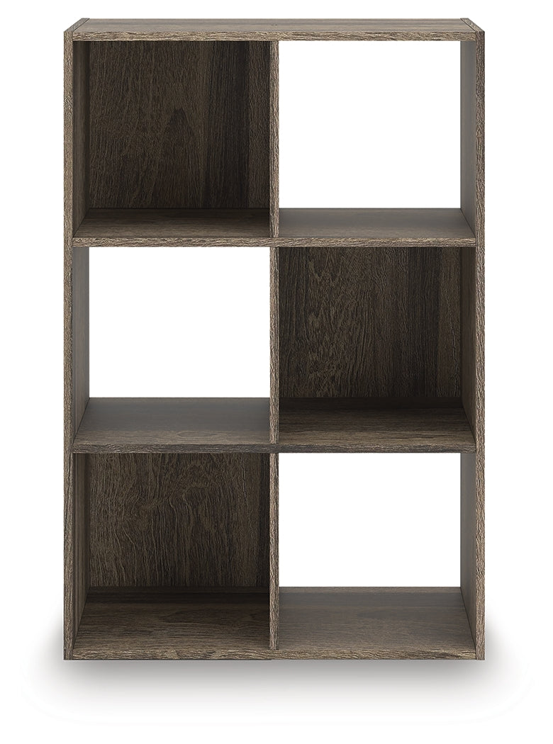 J&M Furniture - Ashley Furniture - Shallifer Six Cube Organizer - Six Cube Organizer / Brown - EA1104-3X2