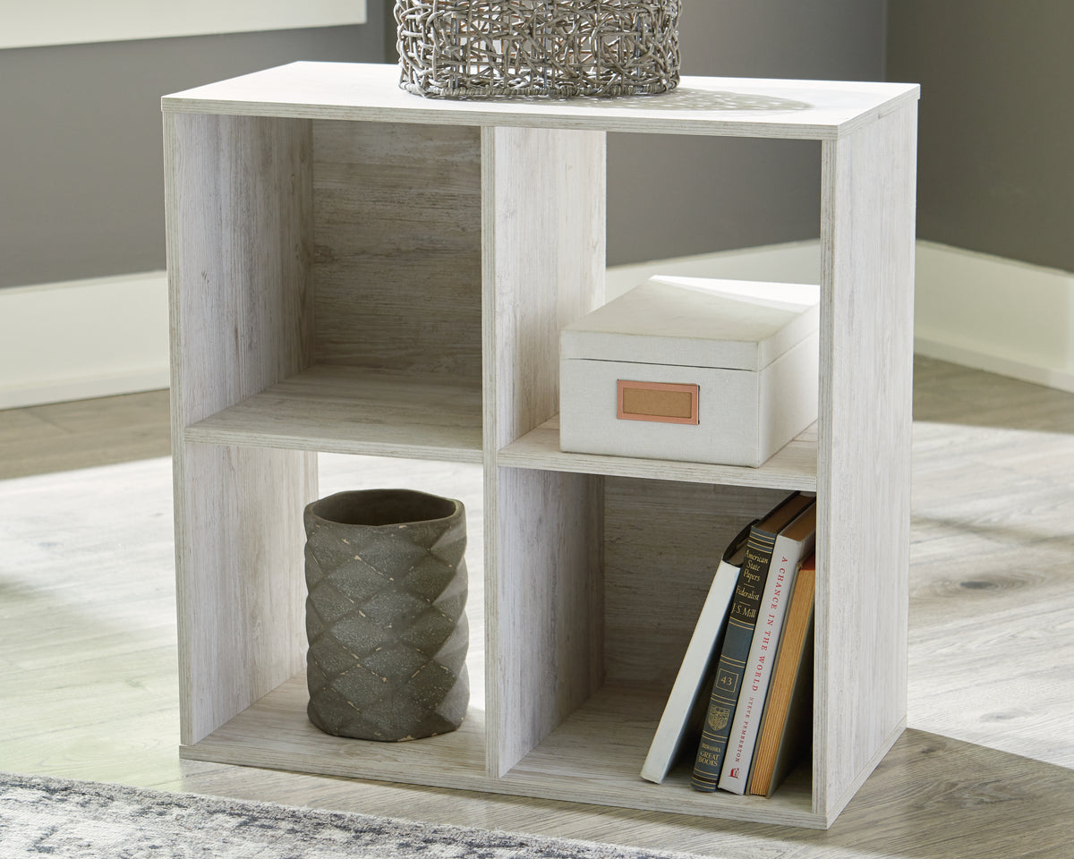 J&M Furniture - Ashley Furniture - Paxberry Four Cube Organizer - Four Cube Organizer / Whitewash - EA1811-2X2