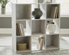 J&M Furniture - Ashley Furniture - Paxberry Nine Cube Organizer - Nine Cube Organizer / Whitewash - EA1811-3X3