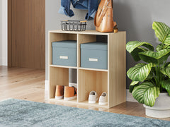J&M Furniture - Ashley Furniture - Piperton Four Cube Organizer - Four Cube Organizer / Charcoal - EA5514-2X2
