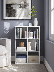 J&M Furniture - Ashley Furniture - Onita Six Cube Organizer - Six Cube Organizer / White - EA9630-3X2