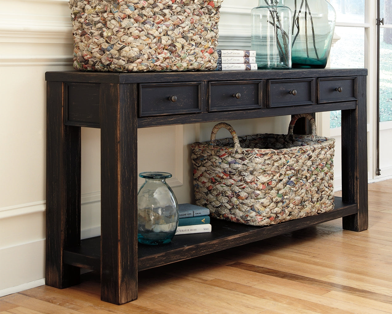 Gavelston Sofa/Console Table Ashley Furniture