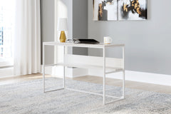 J&M Furniture - Ashley Furniture - Deznee Home Office Desk - Home Office Desk / White - H162-14