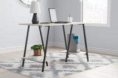 J&M Furniture - Ashley Furniture - Bayflynn Home Office Desk - Home Office Desk / White/Black - H288-27