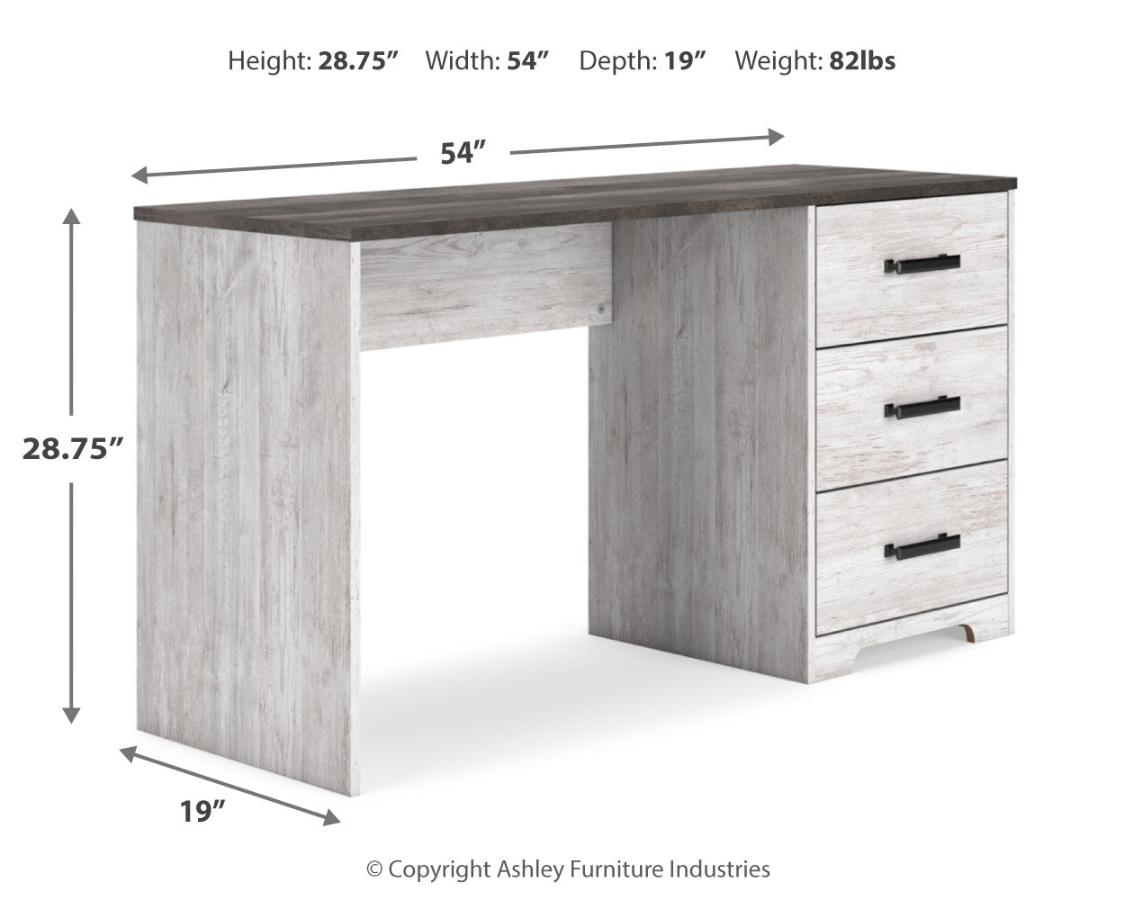 Shawburn 54" Home Office Desk