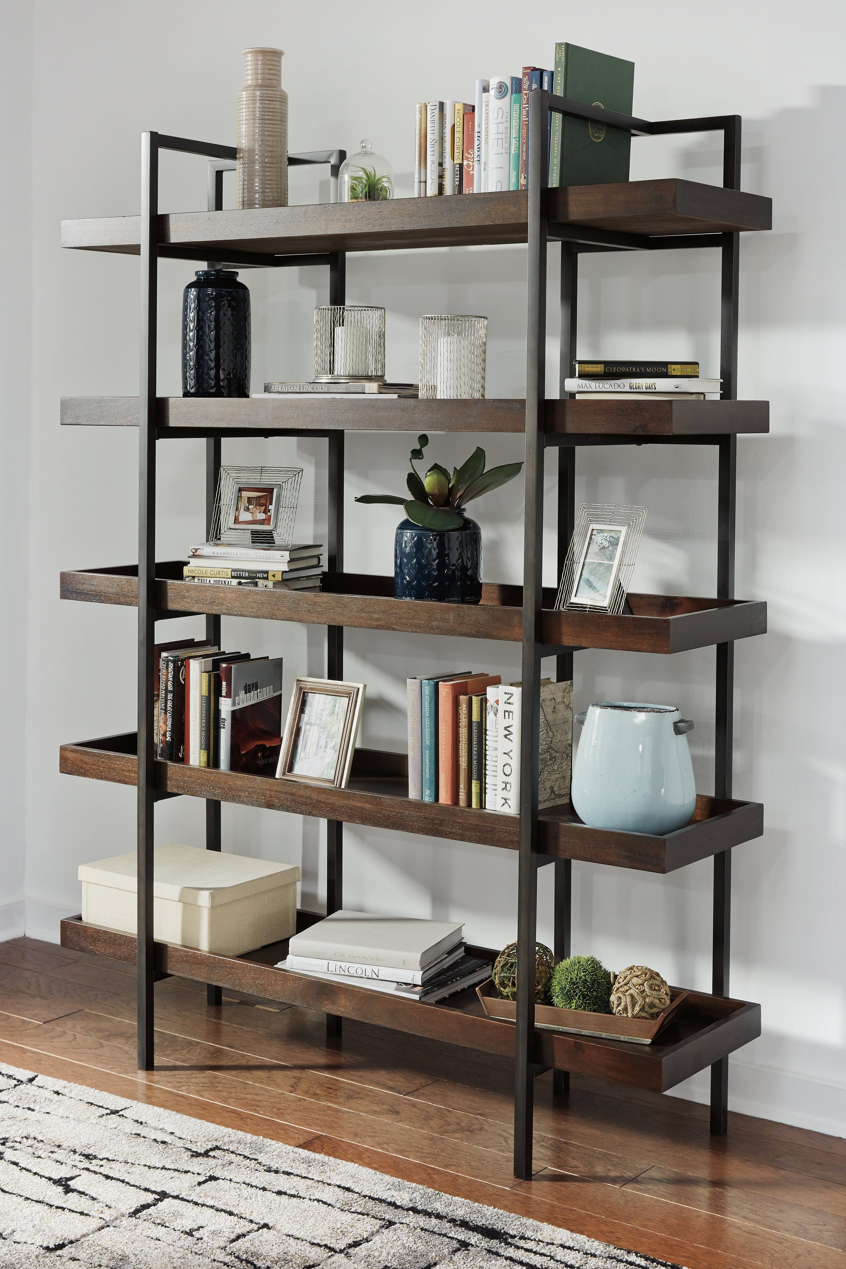 J&M Furniture - Ashley Furniture - Starmore 76" Bookcase - Bookcase / Brown - H633-70