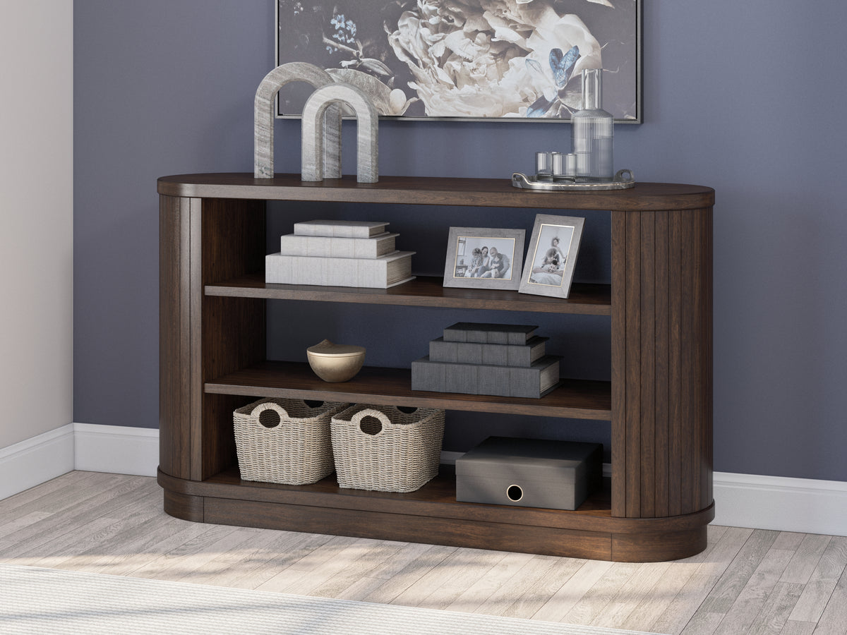 J&M Furniture - Ashley Furniture - Korestone 60" Credenza - Credenza / Warm Brown - H687-46