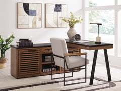 J&M Furniture - Ashley Furniture - Kallari Credenza with Desk Return - Credenza with Desk Return - H737H1