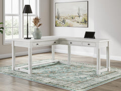 J&M Furniture - Ashley Furniture - Robbinsdale L-Shaped Home Office Desk - L-Shaped Home Office Desk - H742H1