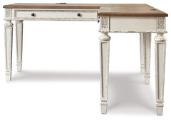 Realyn Lift-top Desk, L-shaped Desk and 4 Bookcases