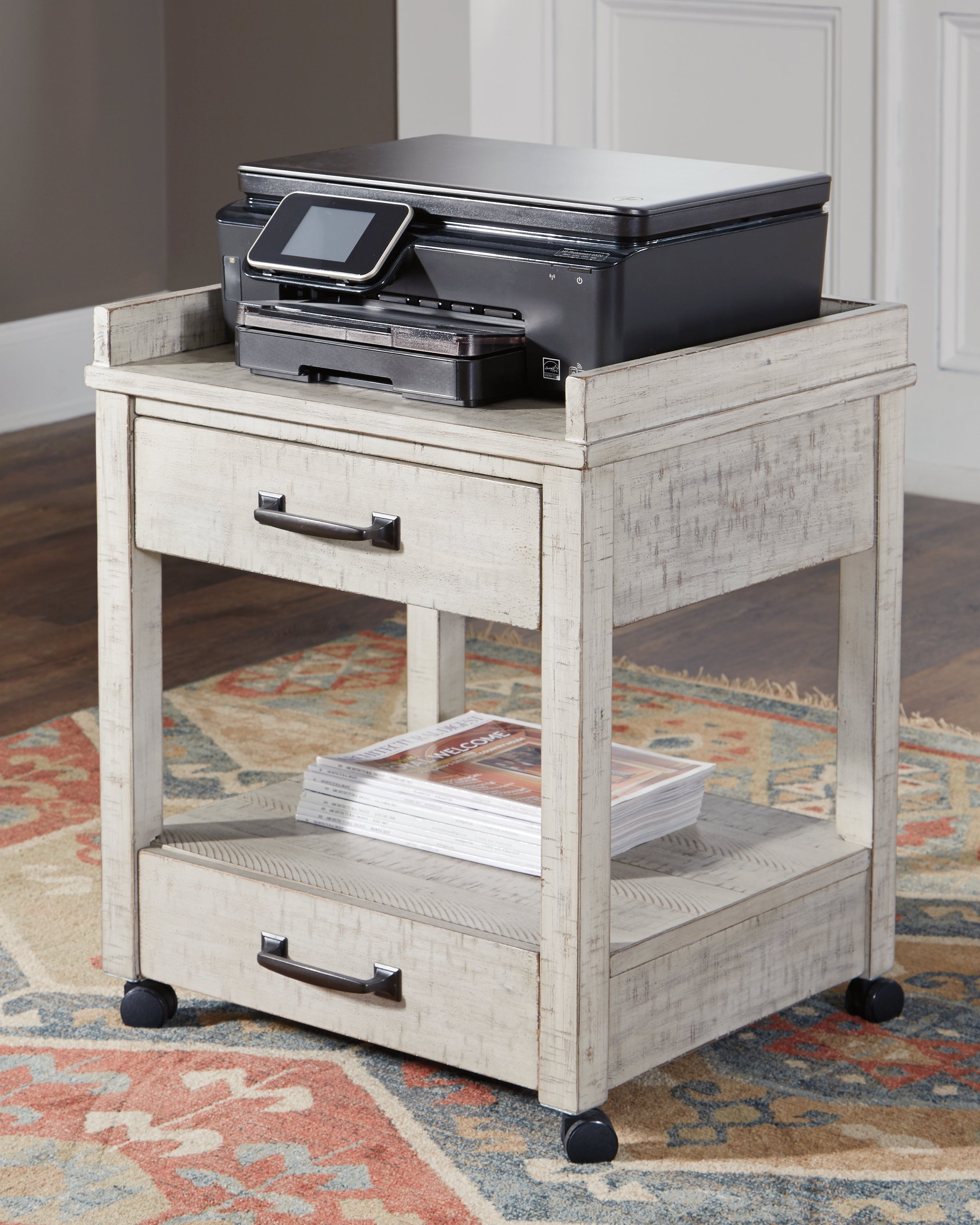 J&M Furniture - Ashley Furniture - Carynhurst Printer Stand - Printer Stand - H755-11