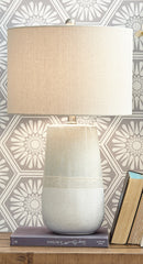J&M Furniture - Ashley Furniture - Shavon Table Lamp (Set of 2) - Table Lamp (Set of 2) / Beige/White - L100724X2