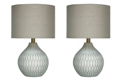J&M Furniture - Ashley Furniture - Wardmont Table Lamp (Set of 2) - Table Lamp (Set of 2) / White - L180094X2