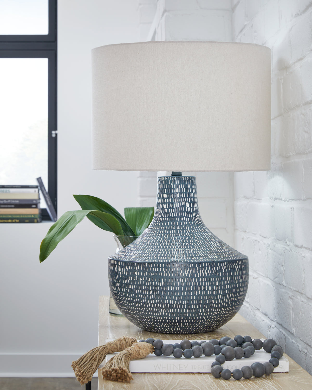 J&M Furniture - Ashley Furniture - Schylarmont 2-Piece Lamp Set - 2-Piece Lamp Set / Antique Gray/White - L207474X2