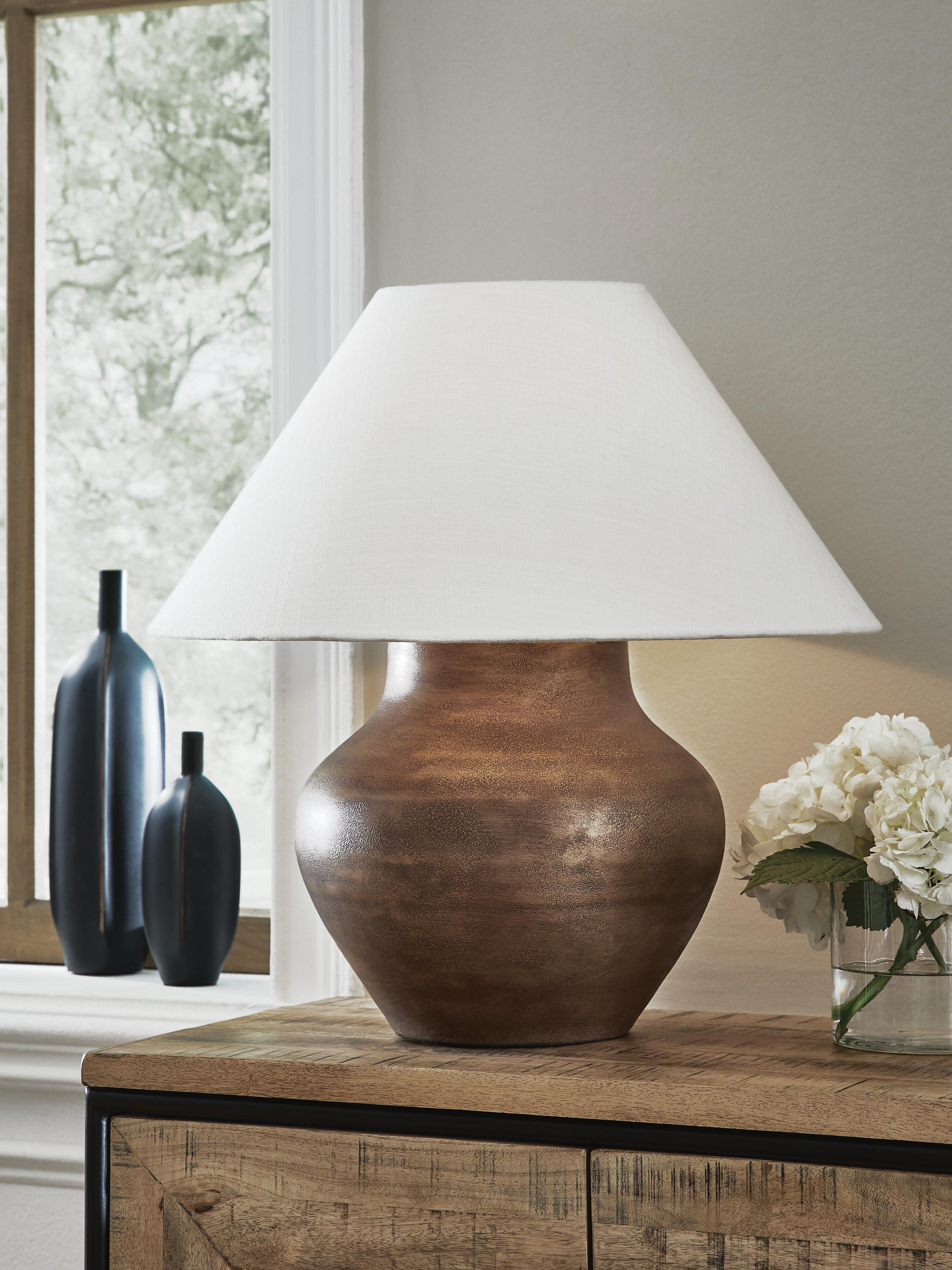 J&M Furniture - Ashley Furniture - Whitham Table Lamp - Metal Table Lamp (1/CN) - L207664