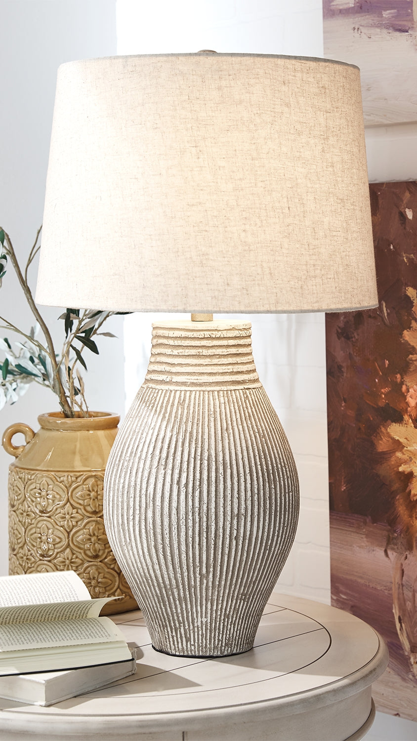 J&M Furniture - Ashley Furniture - Layal Table Lamp (Set of 2) - Table Lamp (Set of 2) - L235634X2
