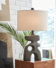 J&M Furniture - Ashley Furniture - Danacy Table Lamp (Set of 2) - Table Lamp (Set of 2) / Distressed Black - L235754X2