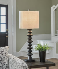 J&M Furniture - Ashley Furniture - Luanndon 2-Piece Lamp Set - 2-Piece Lamp Set / Black - L235783X2
