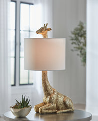 J&M Furniture - Ashley Furniture - Ferrison 2-Piece Lamp Set - 2-Piece Lamp Set / Gold Finish - L317004X2