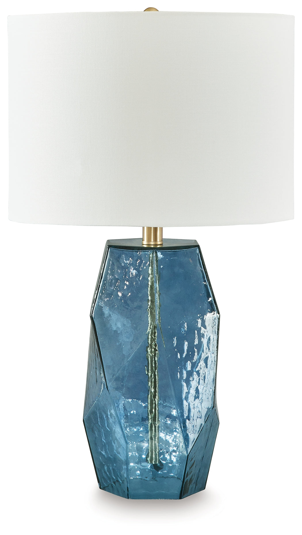 J&M Furniture - Ashley Furniture - Tallow Table Lamp - Glass Table Lamp (1/CN) / Blue - L430854