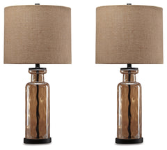 J&M Furniture - Ashley Furniture - Laurentia Table Lamp (Set of 2) - Table Lamp (Set of 2) / Champagne - L431414X2