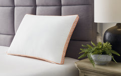 J&M Furniture - Ashley Furniture - Zephyr 2.0 3-in-1 Pillow (6/Case) - 3-in-1 Pillow (6/CS) / White/Orange - M52112