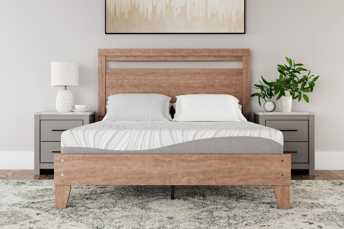 J&M Furniture - Ashley Furniture - 8 Inch Memory Foam Full Mattress - Full / White - M59121