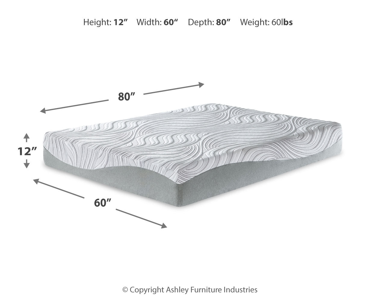 12 Inch Memory Foam Queen Mattress