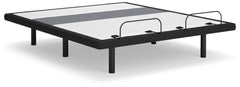 J&M Furniture - Ashley Furniture - Best Base with Lumbar and Audio King Adjustable Base - King Adjustable Base / Charcoal Gray - M5X542