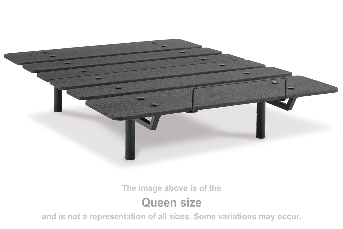 J&M Furniture - Ashley Furniture - Cosmic Power Base California King Adjustable Base - Cal King Adjustable Base / Black - M8X252
