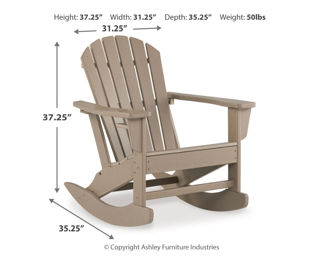 Sundown Treasure Outdoor Rocking Chair