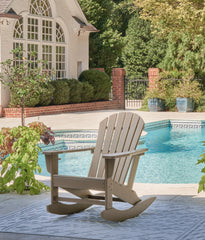 J&M Furniture - Ashley Furniture - Sundown Treasure Outdoor Rocking Chair - Rocking Chair / White - P011-827