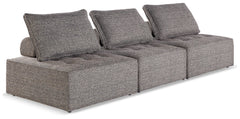 J&M Furniture - Ashley Furniture - Bree Zee 3-Piece Outdoor Modular Seating - 3-Piece Outdoor Modular Seating / Brown - P160P9