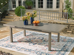 J&M Furniture - Ashley Furniture - Beach Front Outdoor Dining Table - RECT Dining Room EXT Table / Beige - P323-635