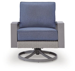 Half Moon Beach Outdoor Swivel Lounge Chair with Cushion