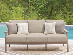 J&M Furniture - Ashley Furniture - Grover Beach Outdoor Sofa with Cushion - Sofa with Cushion - PCP422-838