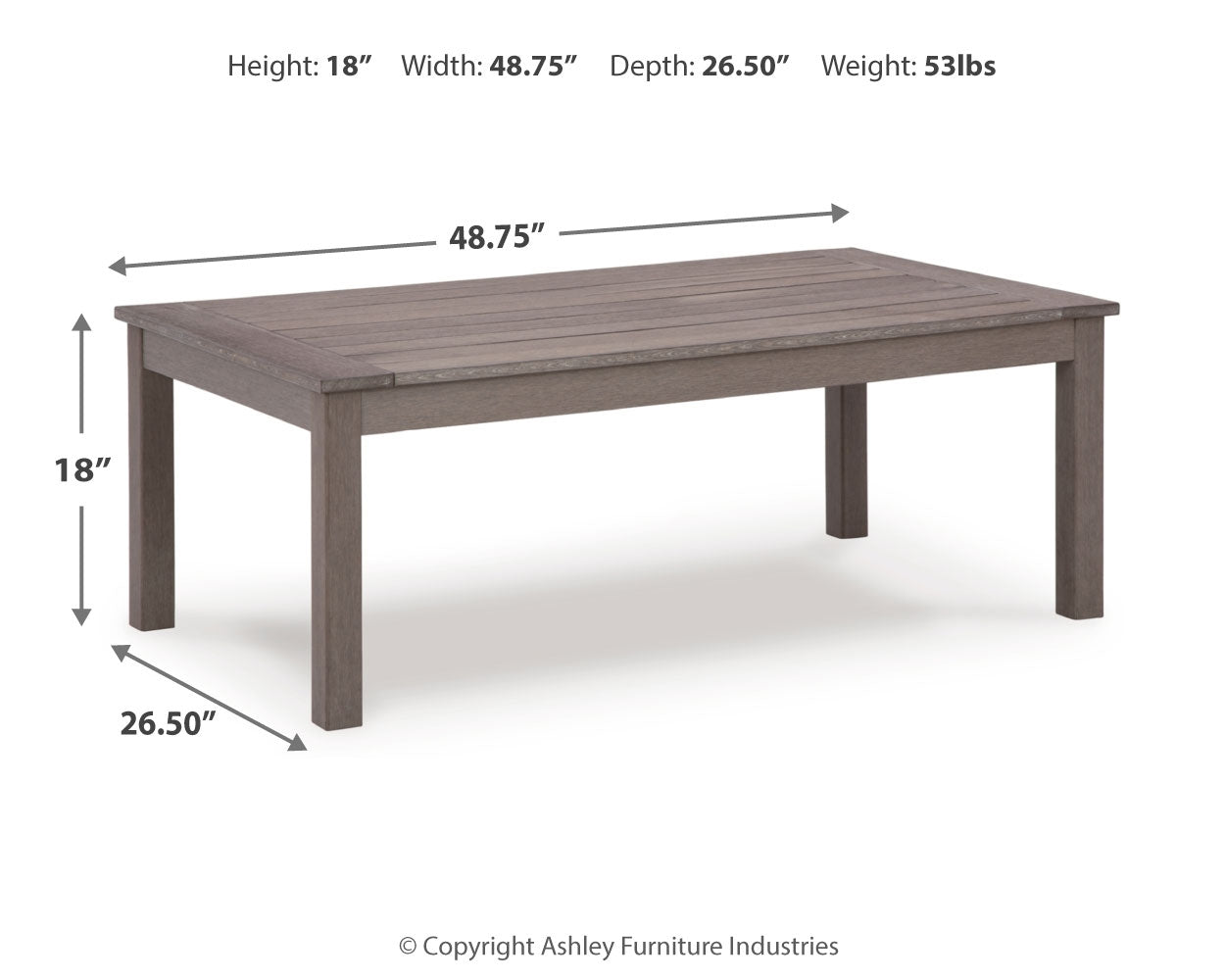 Hillside Barn Outdoor Coffee Table